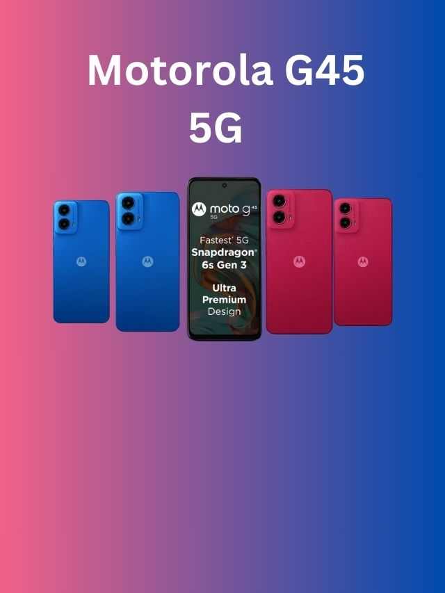 50MP पावर फूल कैमरा लेकर आया Motorola G45 5G फ़ोन एक से बढ़िया एक फीचर