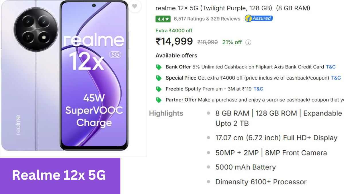 Realme 12x 5G